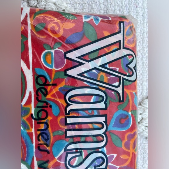 NWT Groovy Boho 70’s TWIN Sheet / Vintage WAMSUTTA Twin Flat Sheet / Psy… - Picture 5 of 7